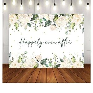 Floral 'Happily Ever After' Wall Decor